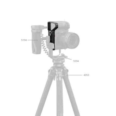SmallRig 6033 - dolna płytka bazowa do Sony Alpha 7 V / 7R V / 7 IV / 7S III / 1 / 7R IV - przykład użycia